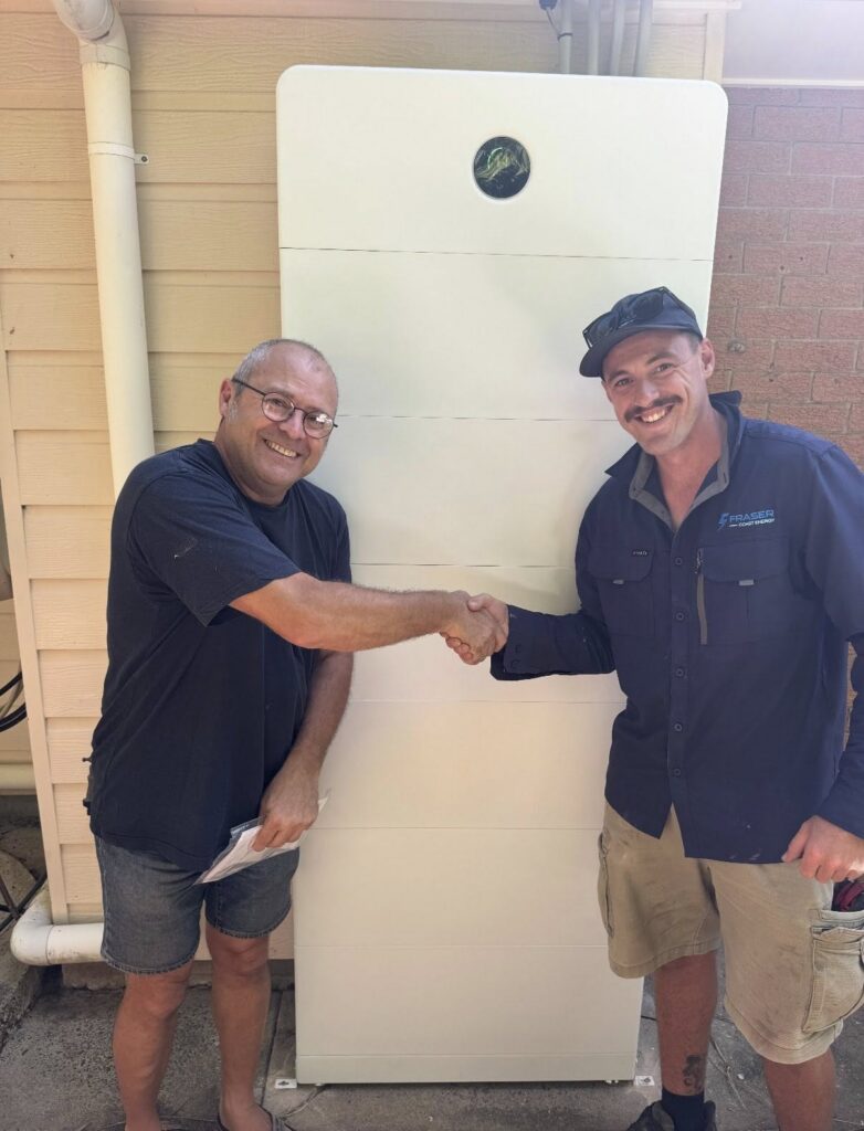 solar battery install