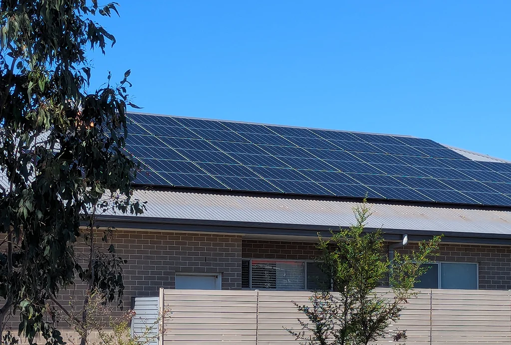 big solar panel system